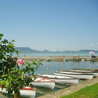 Boote am Balaton