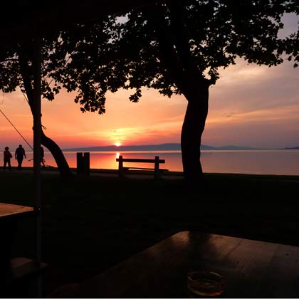 Strand in Balatonfenyves