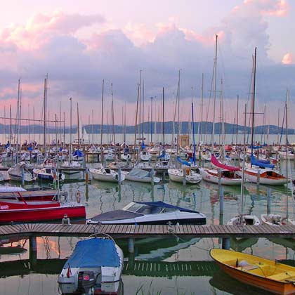 Hafen von Balatonföldvár