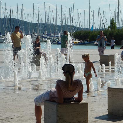 Am Hafen von Balatonfüred