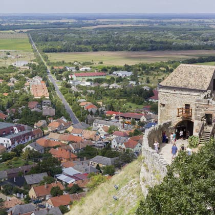 Blick von der Burg Sümeg