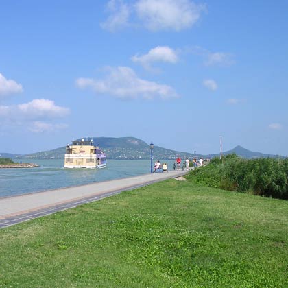 Mole am Hafen in Fonyód